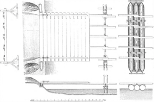 A ponton bridge proposed by Gen. Cullum