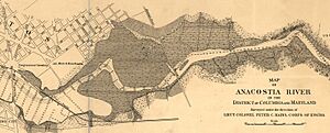 Anacostia River Valley - US Army Corps of Engineers - middle portion only - 1891