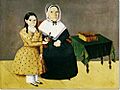 Anna Gould Crane and Granddaughter Janette by Sheldon Peck