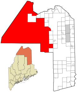 Location of Northwest Aroostook, Maine