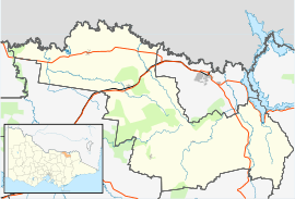 Rutherglen is located in Shire of Indigo