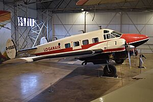 Beech E.18S-9700 ‘G-ASUG’ (39882453941).jpg