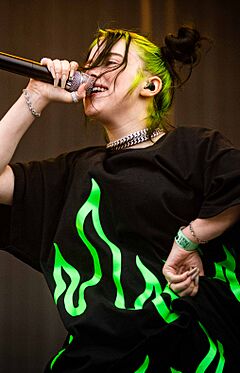 Billie Eilish at Pukkelpop Festival - 18 AUGUST 2019 (02) (cropped)