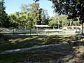 Bowling green in Holmby Park, Holmby Hills, Los Angeles, California.