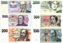 Czech banknotes