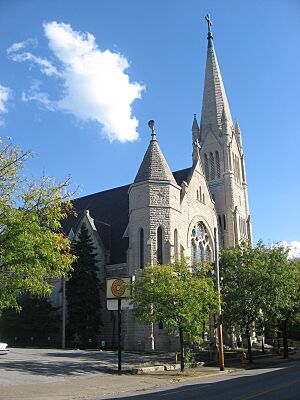 Calvary Episcopal Church in Louisville from northwest