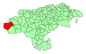 Location of Cosgaya