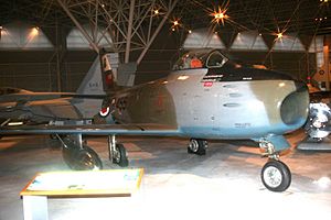 Canadair F-86 Sabre Mk 6 at Canada Aviation Museum 2006