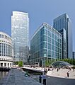 Canary Wharf Wide View, London - July 2009