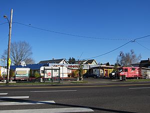 Carts on Foster, SE Portland, Oregon (2013)