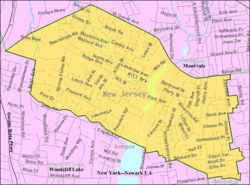 Census Bureau map of Park Ridge, New Jersey