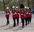 Changing of the Guard - squad of Royal Gibraltar Regiment