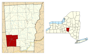 Chenango County NY Greene town highlighted.svg