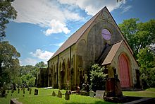Historic Christ Church, Church Hill, Mississippi.