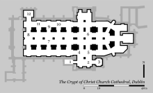 Christ Church Cathedral Dublin - Crypt Plan