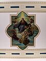 Church of the Nativity of the Blessed Virgin Mary (Cassella, Ohio) - interior, ceiling painting, Immaculate Conception