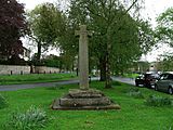 Commemorative village cross
