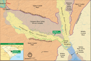 Congaree National Park geologic map