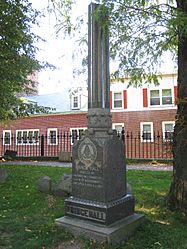 Copp's Hill Burying Ground, Boston - Prince Hall monument