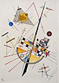 Delicate Tension by Wassily Kandinsky, 1923 AD, aquarelle and ink on paper - Museo Nacional Centro de Arte Reina Sofía - DSC08787