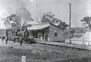 Dugandan Railway Station, near Boonah, circa 1930