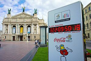 EURO 2012 Lvov clock