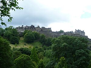 Edinburgh Castle from Princes Street Gardens