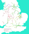 England Wales Waterway Map Simplified