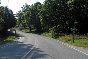 Entrance to Combs on Highway 16