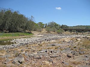 Ford crossing of Avon River, West Toodyay, Western Australia 2015