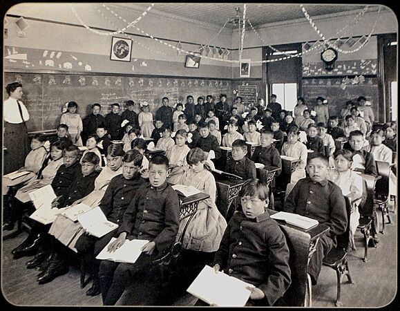Genoa Indian School Students