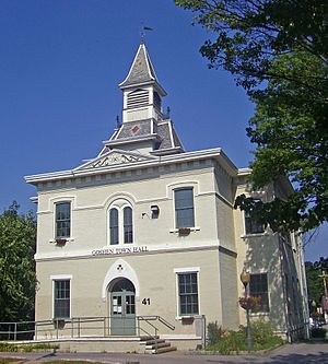 Goshen Town Hall, in the village of Goshen