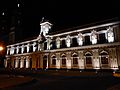 Government Palace of Colima at night