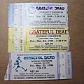 Grateful Dead tickets for Nassau Coliseum run, Spring 1994