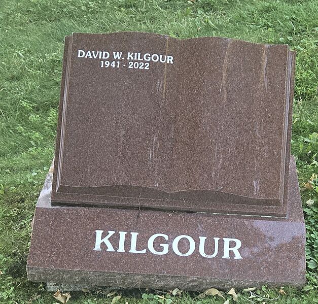 Grave site of David Kilgour