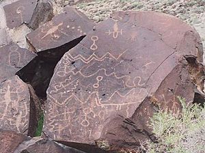Greaser Petroglyph Site - Adel Oregon