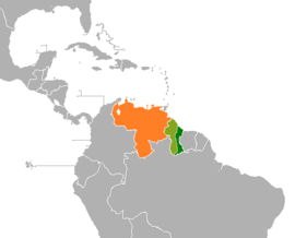 Guyana Venezuela Locator