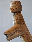 Haida War Club Made from Antler - Museum of Northern British Columbia - Prince Rupert - British Columbia - Canada