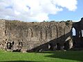 Haverfordwest Castle curtain wall