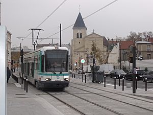 Inauguration du tramway T1 à Gennevilliers