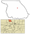 Jackson County Colorado Incorporated and Unincorporated areas Walden Highlighted 0882130