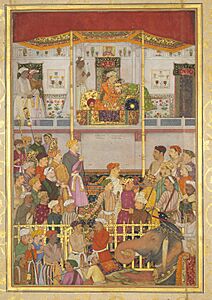 Jahangir Receives Prince Khurram at Ajmer on His Return from the Mewar Campaign