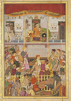 Jahangir Receives Prince Khurram at Ajmer on His Return from the Mewar Campaign