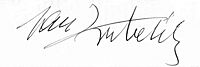 Jan Kubelík signature
