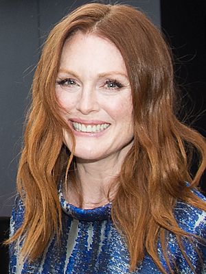 A photograph of Julianne Moore at the 2014 Toronto International Film Festival