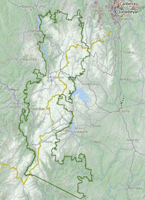 Kosciuszko National Park map Stevage