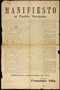 Manifiesto al Pueblo Mexicano