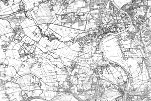 Map of Surrey Sheet 006, Ordnance Survey, 1871-1882