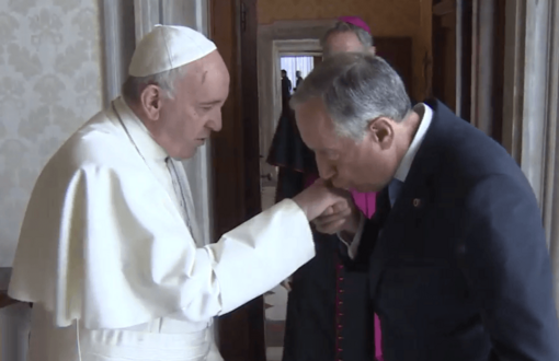 Marcelo Rebelo de Sousa e Papa Francisco