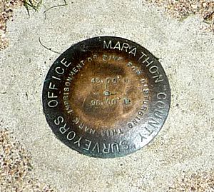 Marker for the Western Hemisphere's 45X90 point (2)